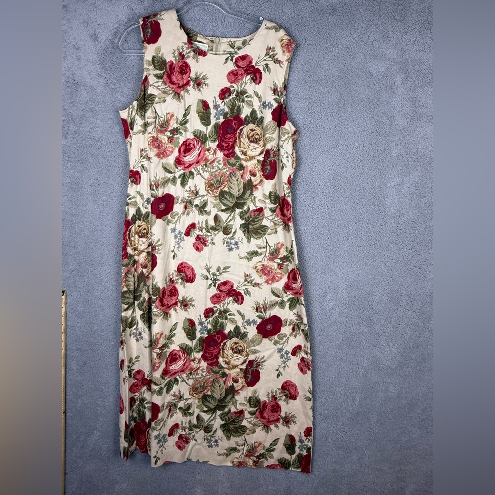Vintage Susan Bristol floral Cottagecore dress size 14